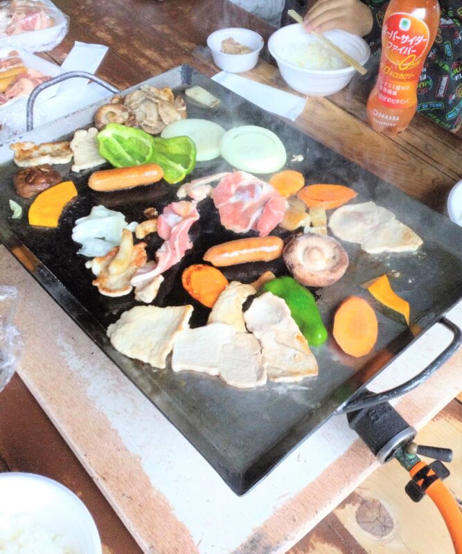 BBQにご招待いただきました。